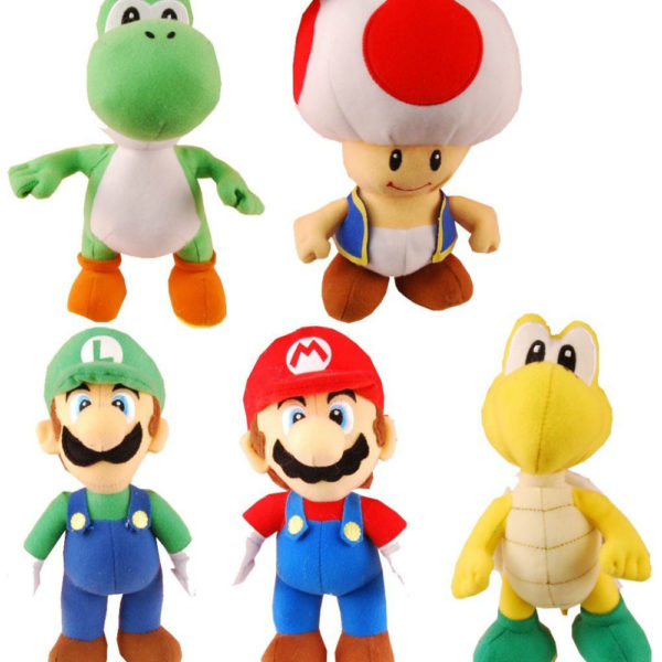 Super Mario Plush Set 5pcs