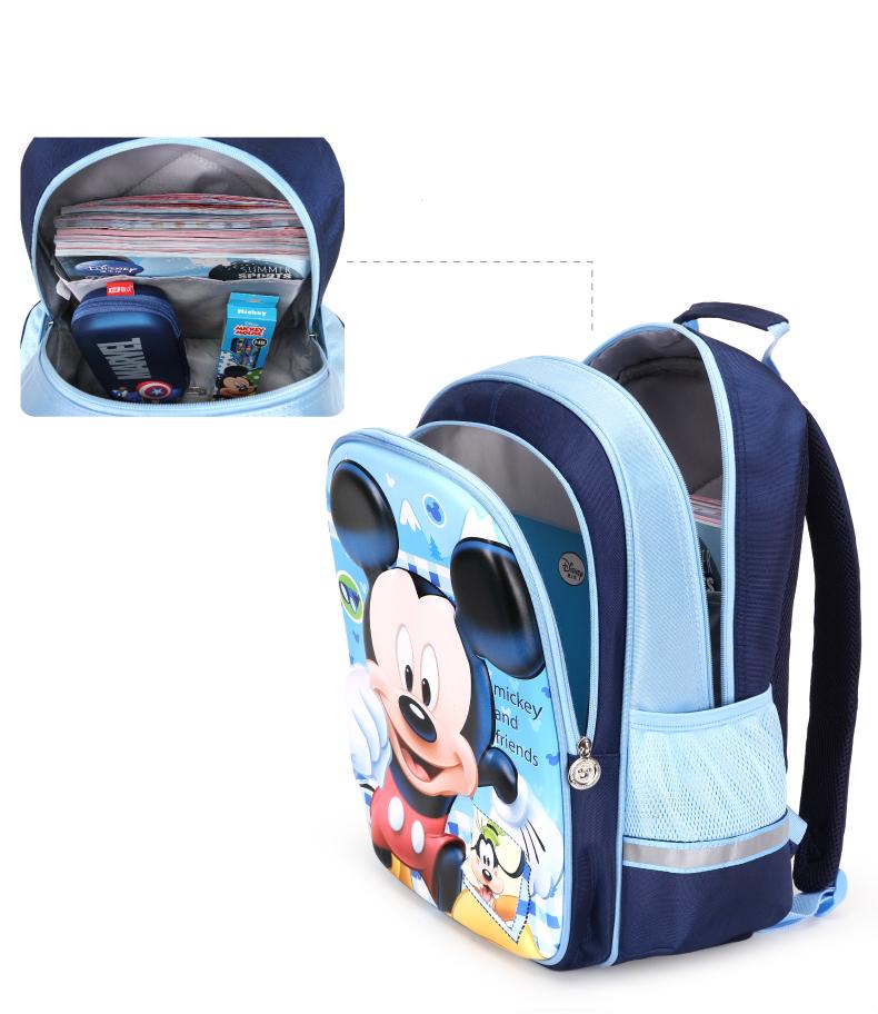 Mickey Mouse Backpack School Bag Blue - giftcartoon