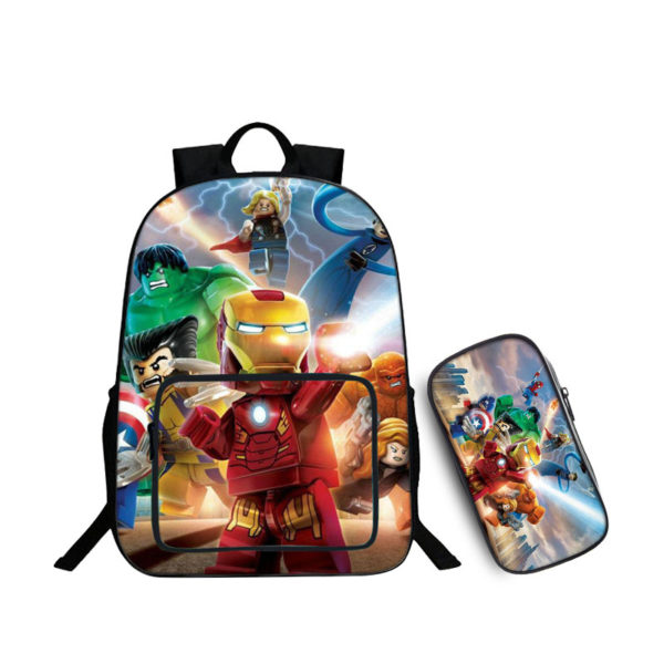 16″LEGO Backpack School Bag Combo