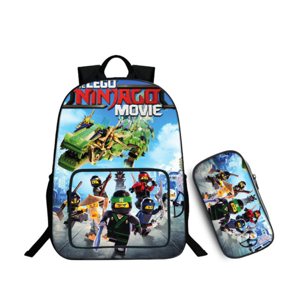 16″LEGO Backpack School Bag Combo