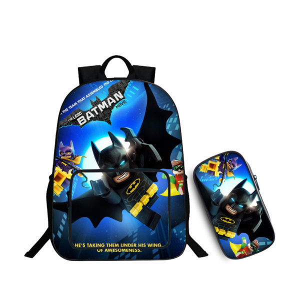 16″LEGO Backpack School Bag Combo