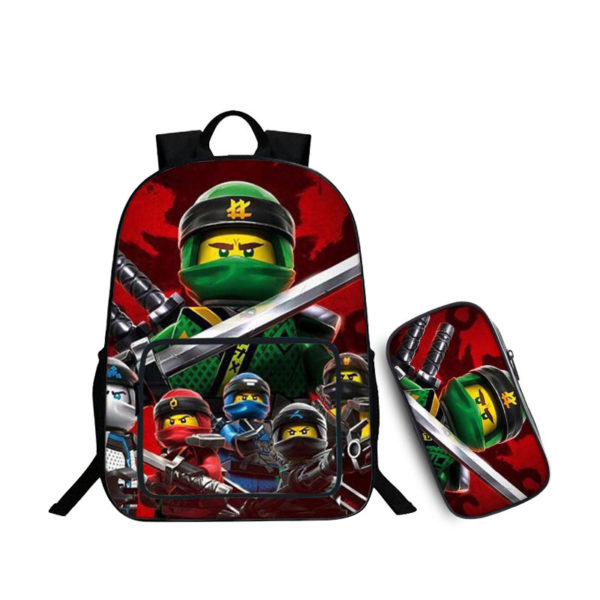 16″LEGO Backpack School Bag Combo