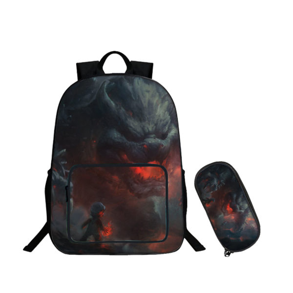 16″supermario backpack school bag combo