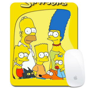 The Simpsons Cartoon Mouse Pad