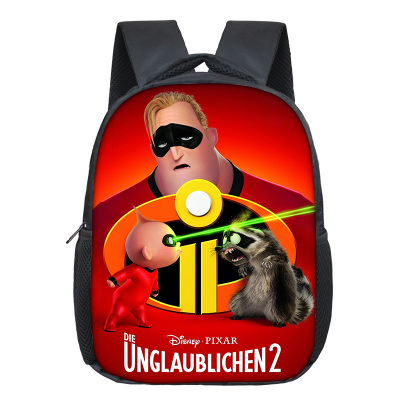 12 Inch The Incredibles 2 Children's Backpack Kids School Cute