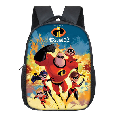 12 Inch The Incredibles 2 Children's Backpack Kids School Cute