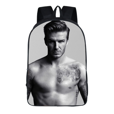 16''David Beckham Backpack School Bag - giftcartoon