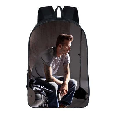 16''David Beckham Backpack School Bag - giftcartoon