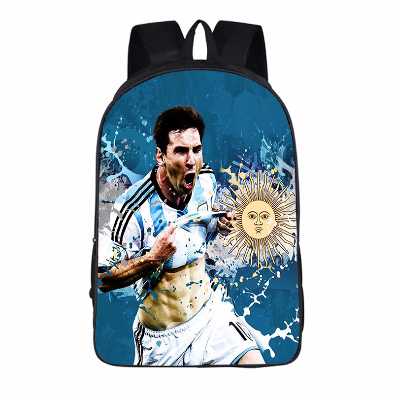 Messi Backpack Fashion Oxford Student School Backpacks 16 Inch Laptop Bag  Casual Travel Laptop Rucksack Mochila - Backpacks - AliExpress