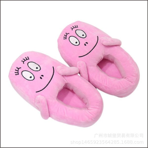 Les Barbapapa Winter Soft Plush Slippers - Image 3