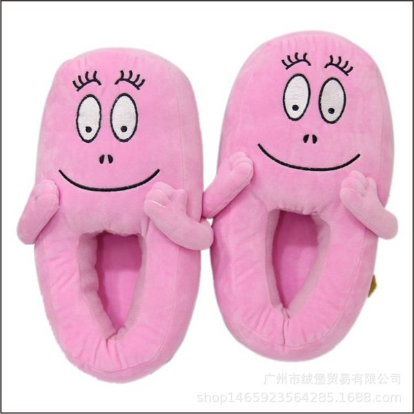 Les Barbapapa Winter Soft Plush Slippers - Image 4