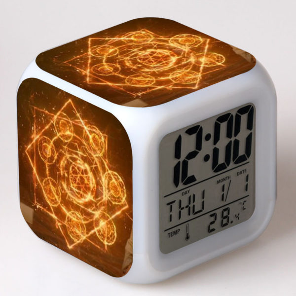 Doctor Strange 7 Colors Change Digital Alarm LED Clock - Image 4