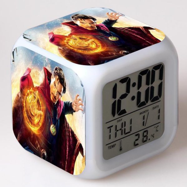 Doctor Strange 7 Colors Change Digital Alarm LED Clock - Image 6