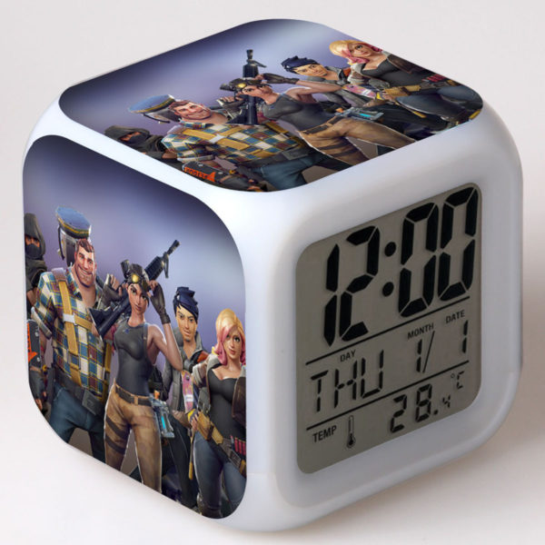 Fortnite 7 Colors Change Digital Alarm LED Clock - Image 5