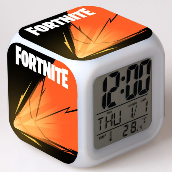 Fortnite 7 Colors Change Digital Alarm LED Clock - Image 7