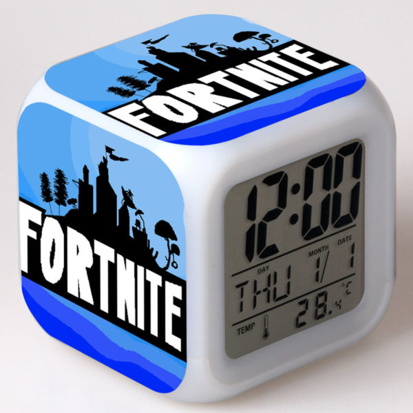 Fortnite 7 Colors Change Digital Alarm LED Clock - Image 8