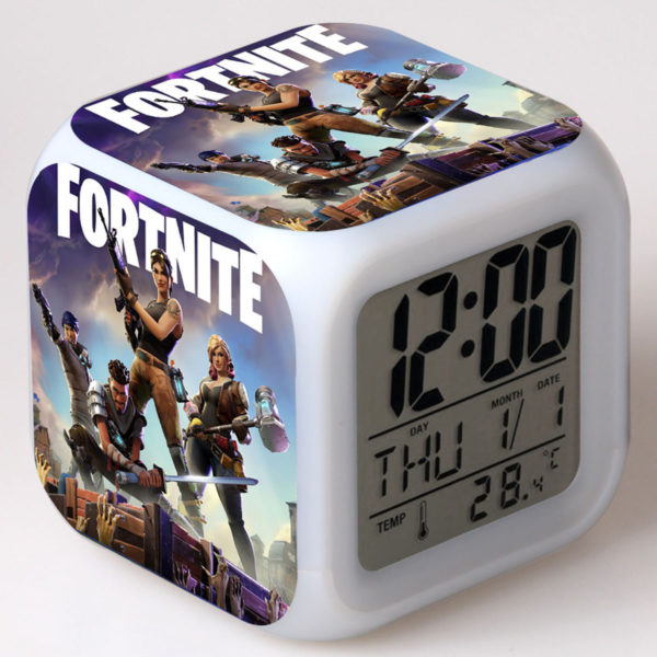 Fortnite 7 Colors Change Digital Alarm LED Clock - Image 9