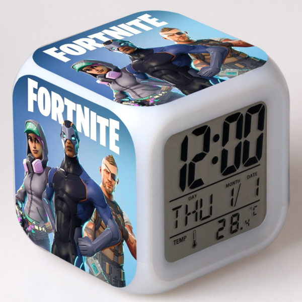 Fortnite 7 Colors Change Digital Alarm LED Clock - Image 14