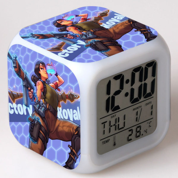 Fortnite 7 Colors Change Digital Alarm LED Clock - Image 16