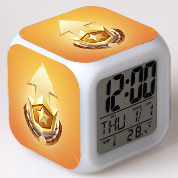 Fortnite 7 Colors Change Digital Alarm LED Clock - Image 18