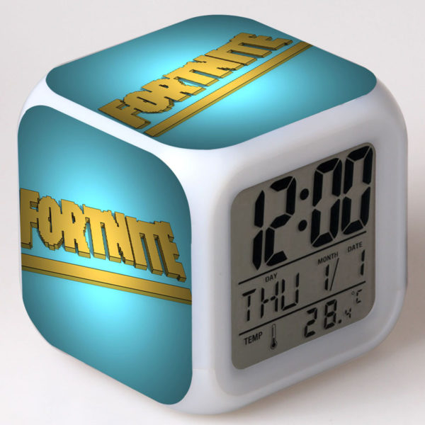 Fortnite 7 Colors Change Digital Alarm LED Clock - Image 19