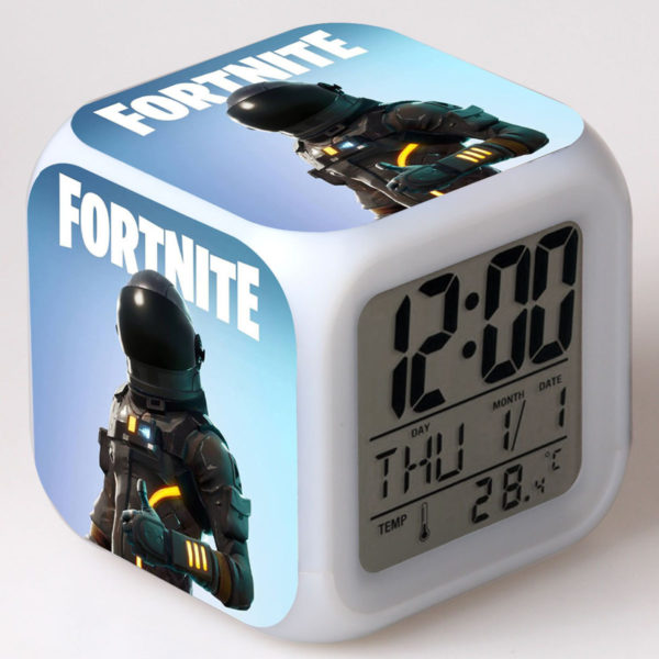 Fortnite 7 Colors Change Digital Alarm LED Clock - Image 20