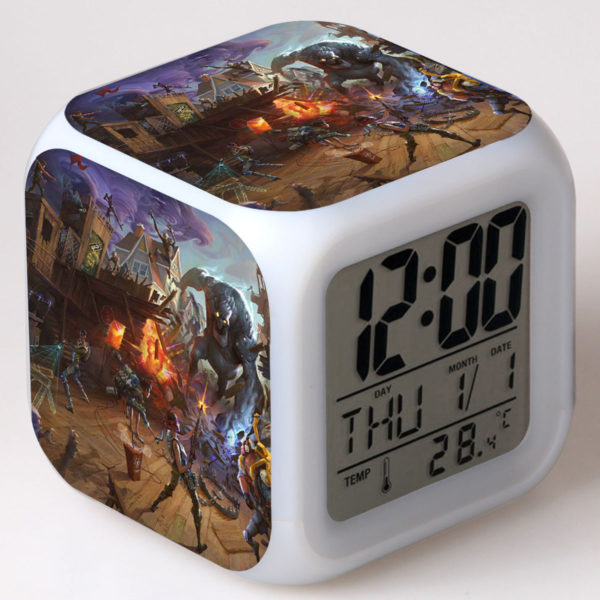 Fortnite 7 Colors Change Digital Alarm LED Clock - Image 28