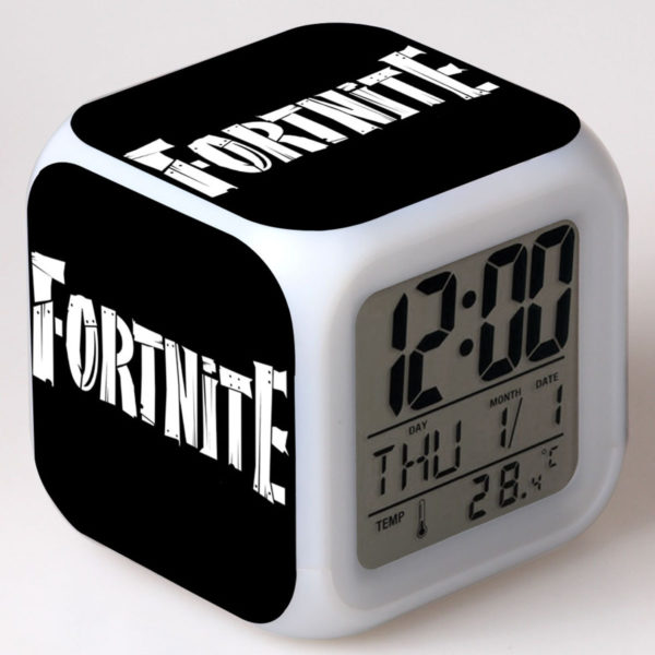 Fortnite 7 Colors Change Digital Alarm LED Clock - Image 25