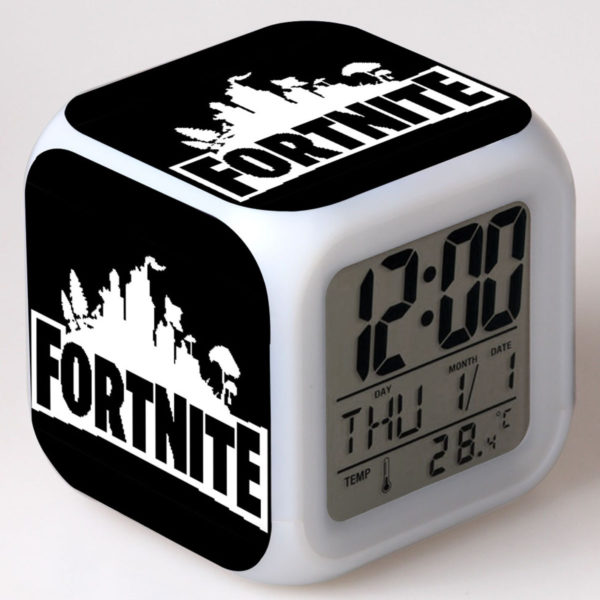 Fortnite 7 Colors Change Digital Alarm LED Clock - Image 30