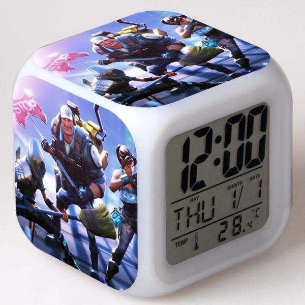 Fortnite 7 Colors Change Digital Alarm LED Clock - Image 4