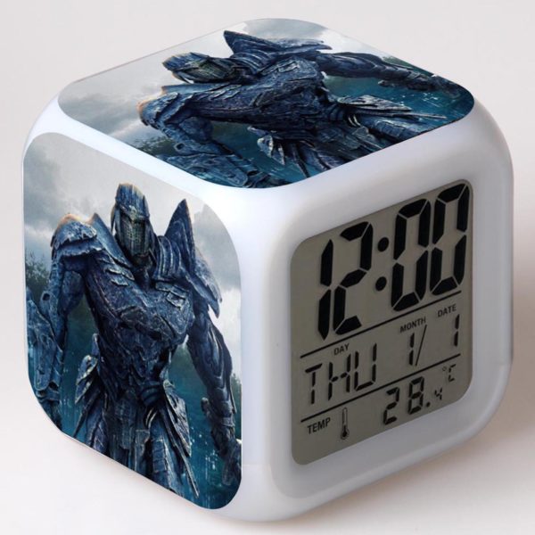 Transformers The Last Knight 7 Colors Change Digital Alarm LED Clock - Image 12