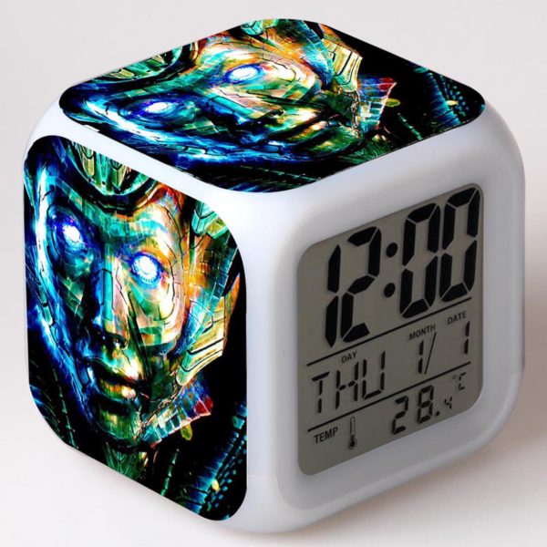 Transformers The Last Knight 7 Colors Change Digital Alarm LED Clock - Image 16