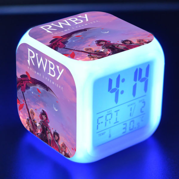 RWBY 7 Colors Change Digital Alarm LED Clock - Image 22