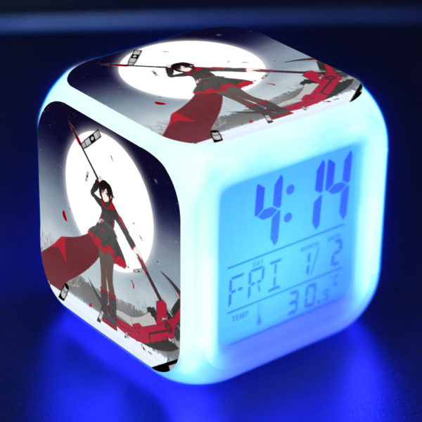 RWBY 7 Colors Change Digital Alarm LED Clock - Image 7