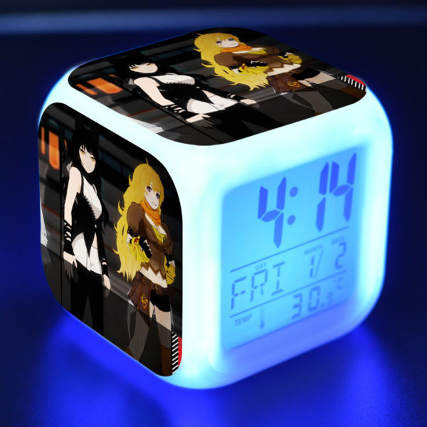 RWBY 7 Colors Change Digital Alarm LED Clock - Image 9