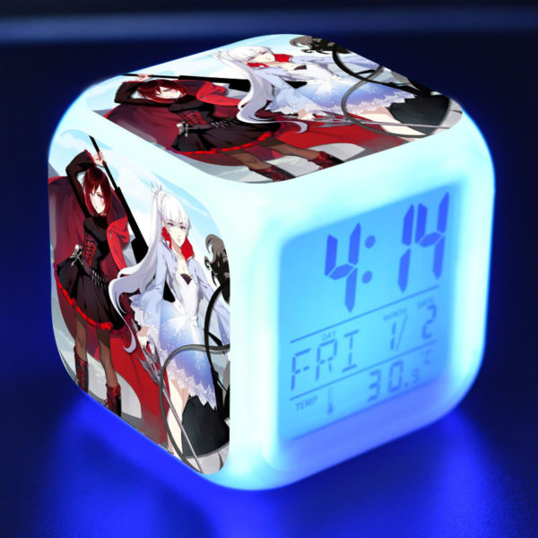 RWBY 7 Colors Change Digital Alarm LED Clock - Image 14