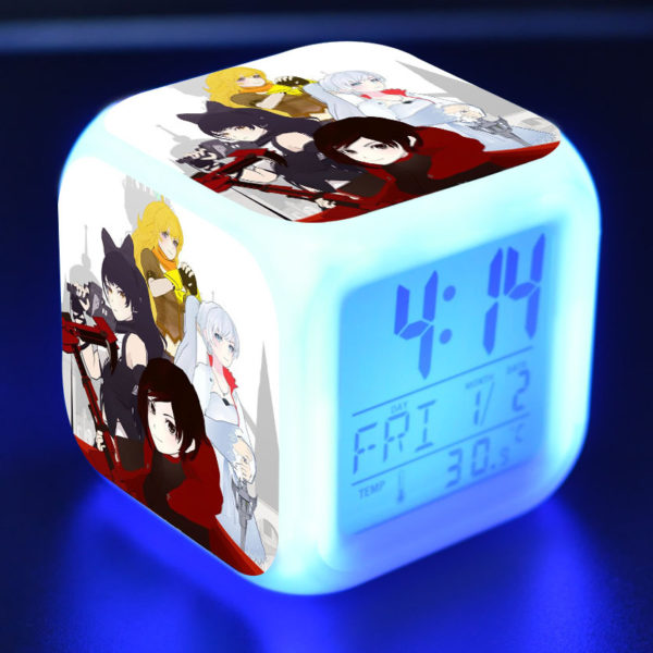 RWBY 7 Colors Change Digital Alarm LED Clock - Image 16