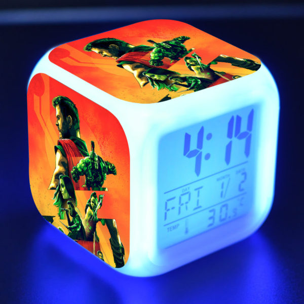 Thor Ragnarok 7 Colors Change Digital Alarm LED Clock - Image 15