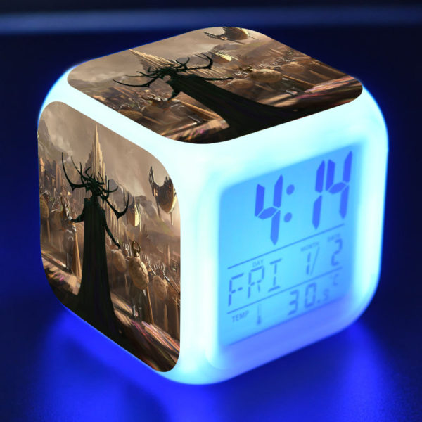 Thor Ragnarok 7 Colors Change Digital Alarm LED Clock - Image 18