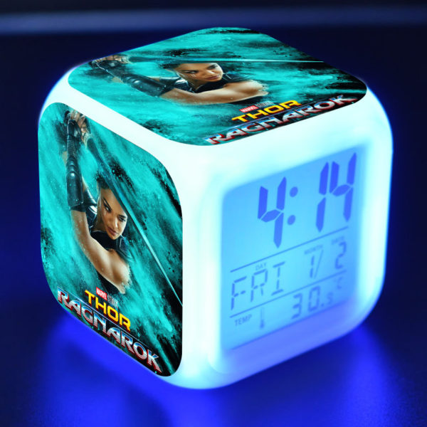 Thor Ragnarok 7 Colors Change Digital Alarm LED Clock - Image 24