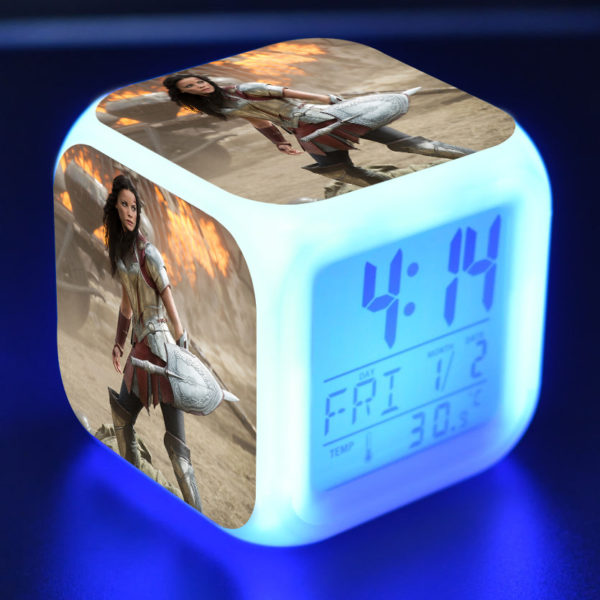 Thor Ragnarok 7 Colors Change Digital Alarm LED Clock - Image 3