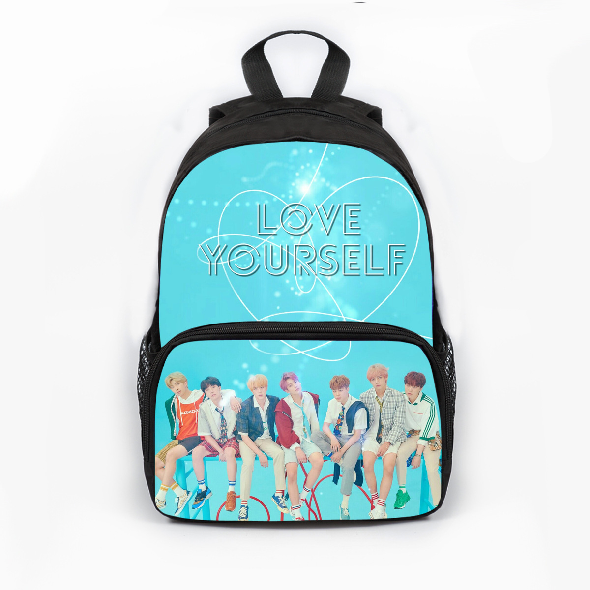 Bts Backpack Cute Usb Charging School Bag