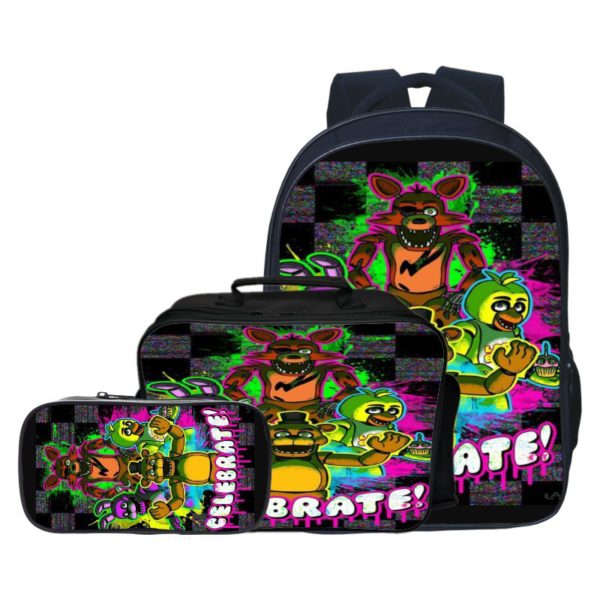 18“ Five Nights at Freddy's Backpack School Bag - giftcartoon