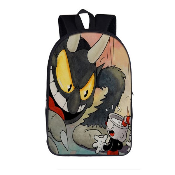 16‘’ Cuphead Backpack School Bag - Image 17