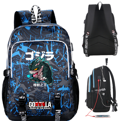 godzilla school bag