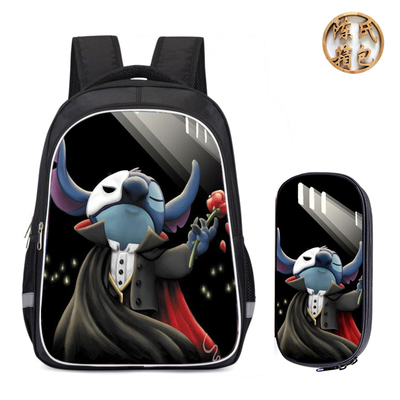 16″Lilo & Stitch Backpack School Bag+Lunch Bag+Pencil Bag