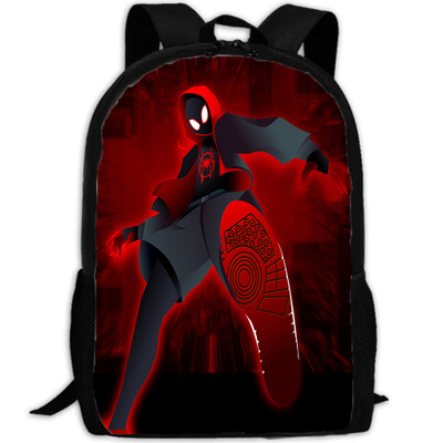 black spiderman backpack