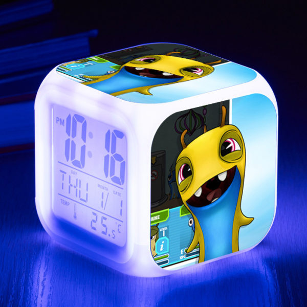 Slugterra 7 Colors Change Digital Alarm LED Clock - Image 13