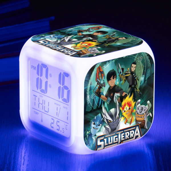 Slugterra 7 Colors Change Digital Alarm LED Clock - Image 12