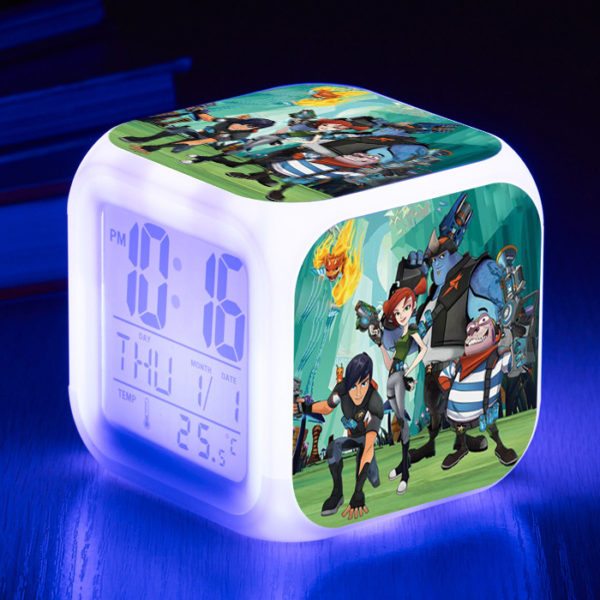 Slugterra 7 Colors Change Digital Alarm LED Clock - Image 11